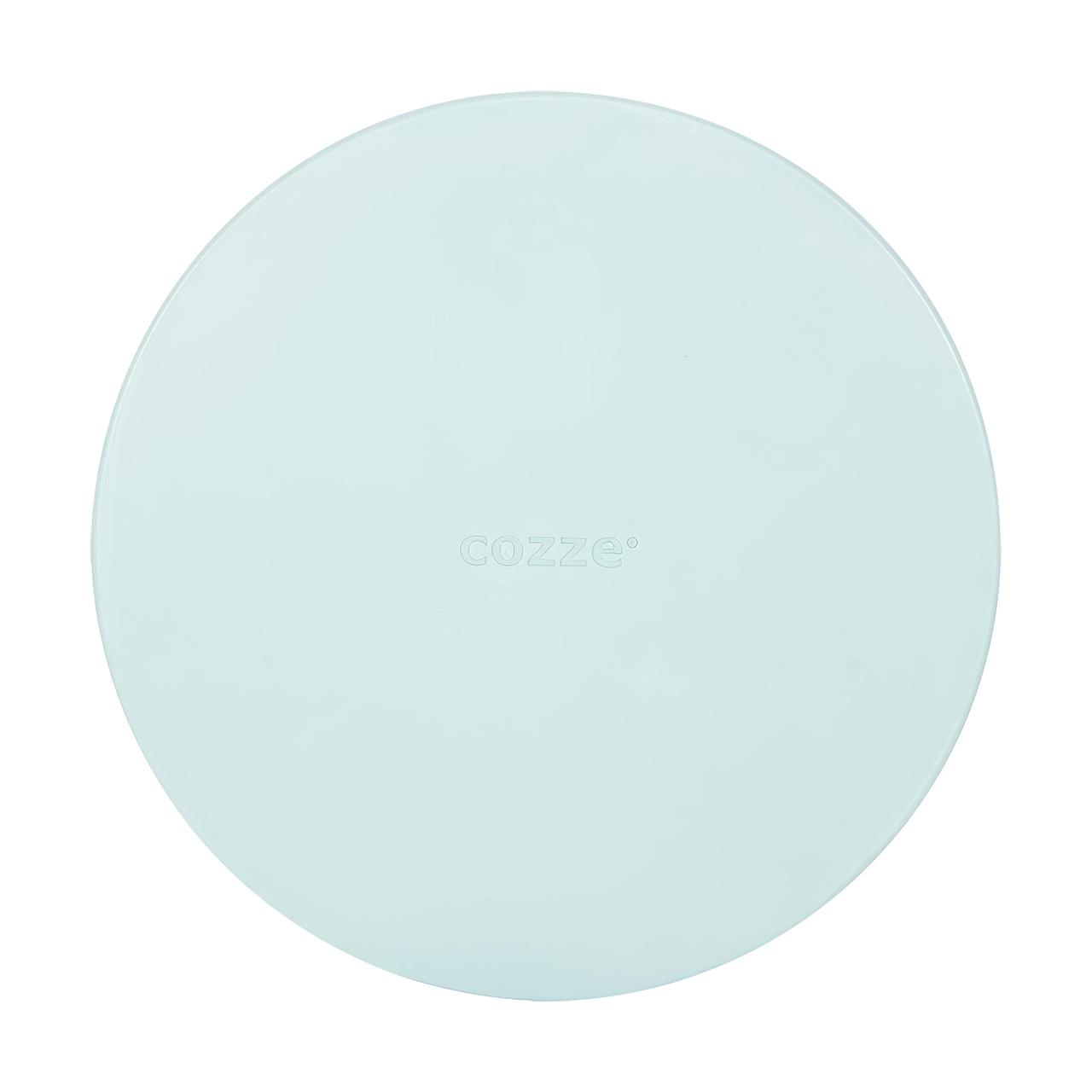 Pizzaofen Zubehör Cozze Kunststoff Pizzabrett  Schneidebrett Ø 35 cm - Ausführung: Hellblau