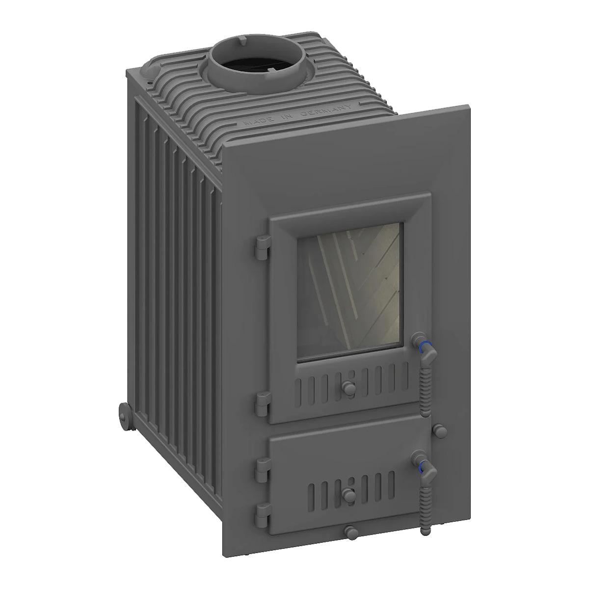 Heizeinsatz Schmid SD 11 E mit 11 kW - Türanschlag: links