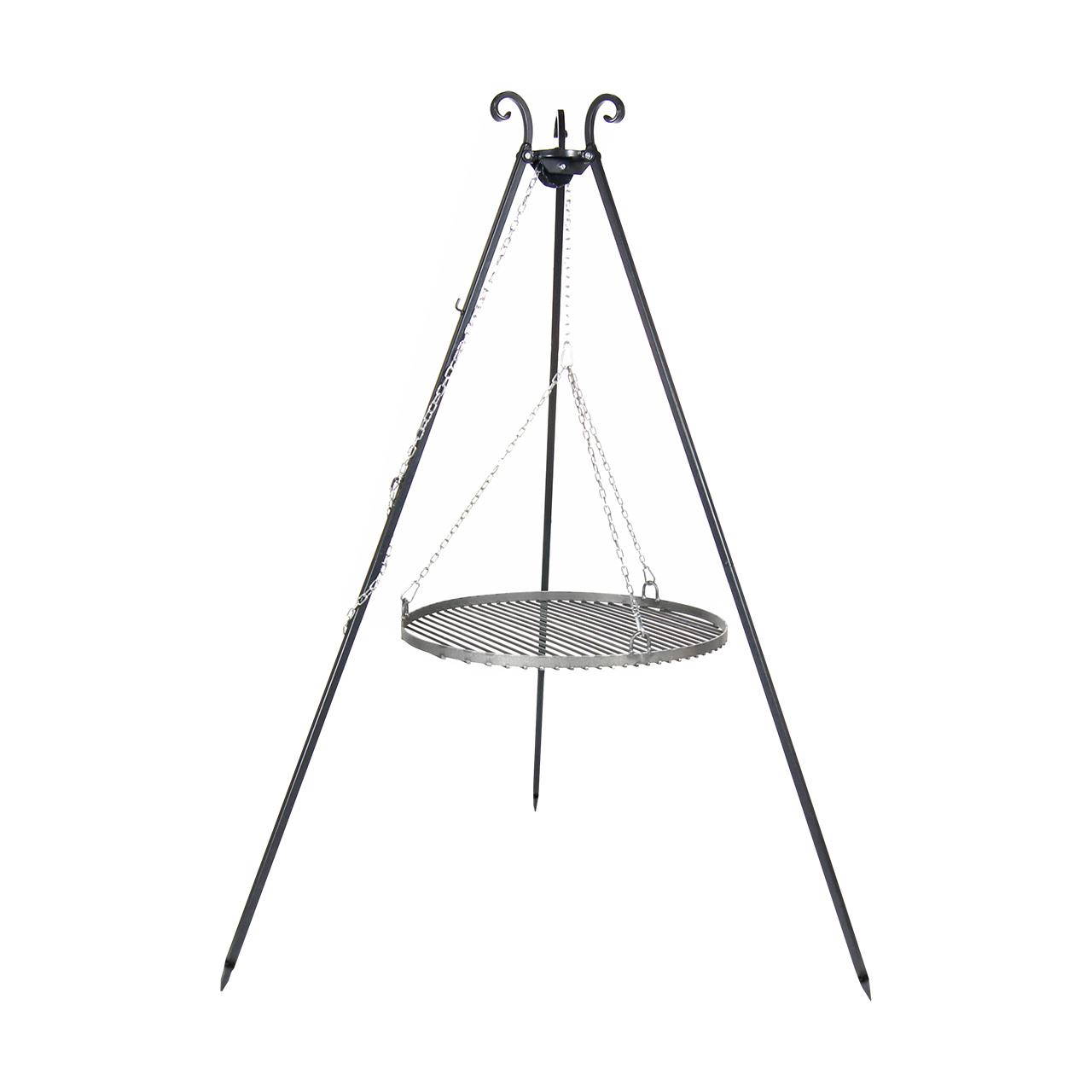 Schwenkgrill AA-Kaminwelt Venedig, DN 50 bis 70 cm - Ausführung: Grillrost Rohstahl, 60 cm