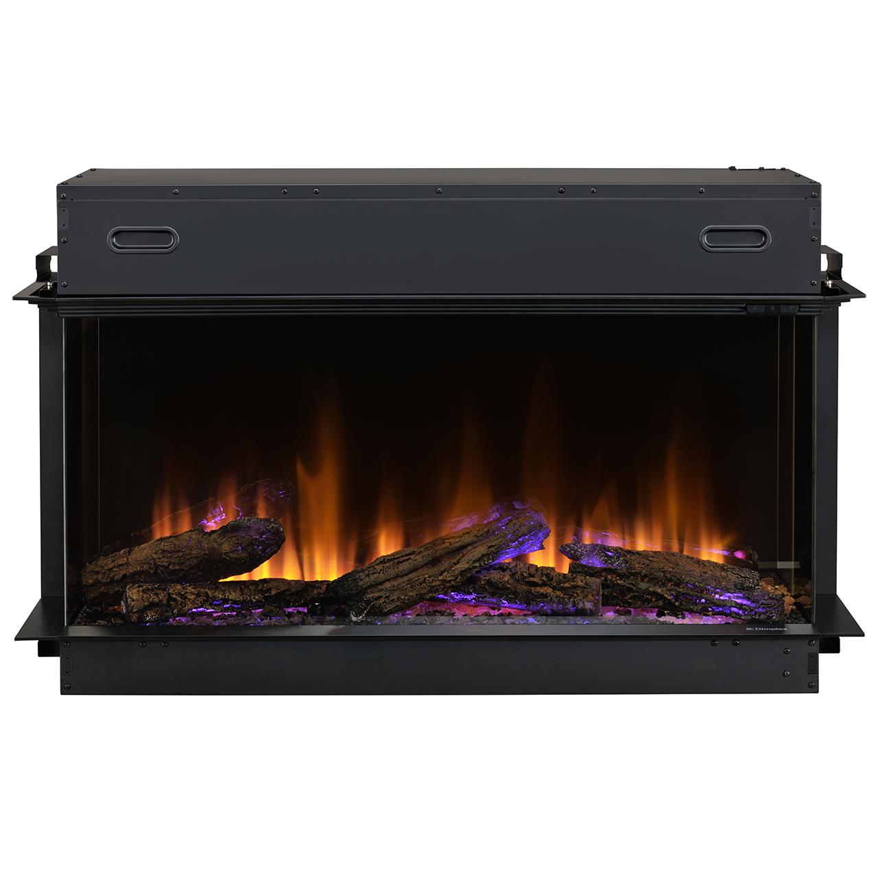 Dimplex Ignite Ultra 40 Elektrokamin - 3-seitiges Flammenerlebnis mit Optiflame Technologie und App Steuerung