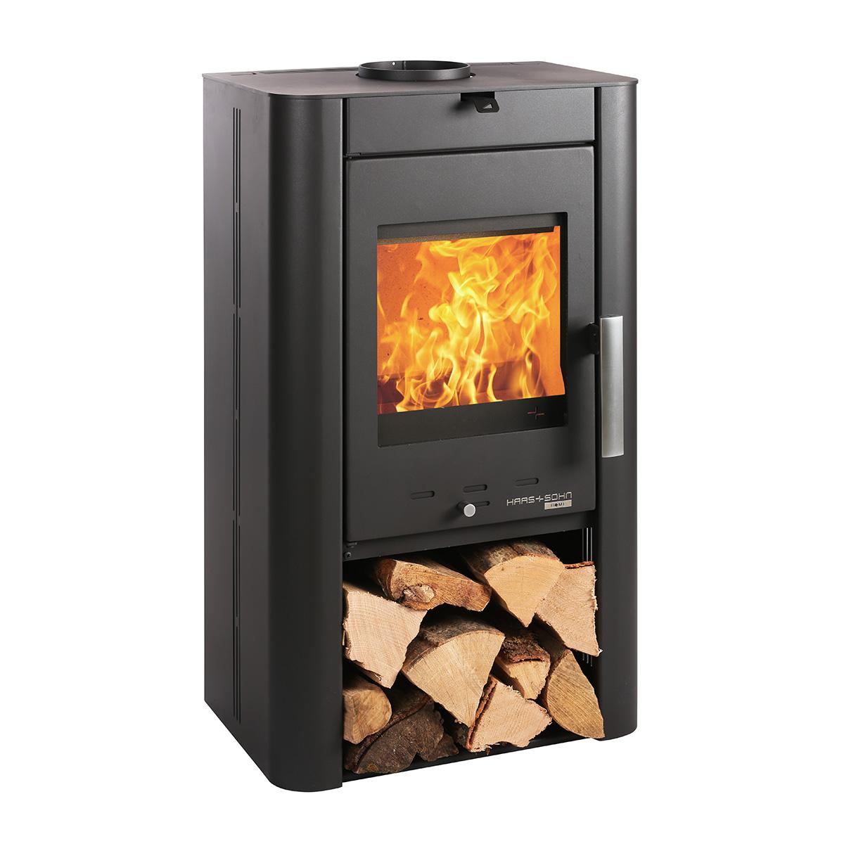 Kaminofen Haas und Sohn Prunus II 7,4 kW - Ausführung: Stahl