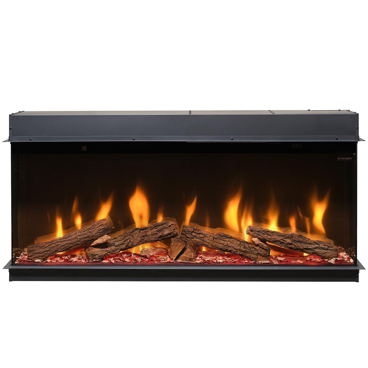 Dimplex Ignite Bold 50 - Premium Elektrokamin mit 3-seitiger Panorama-Ansicht, Optiflame® Technologie & App-Steuerung