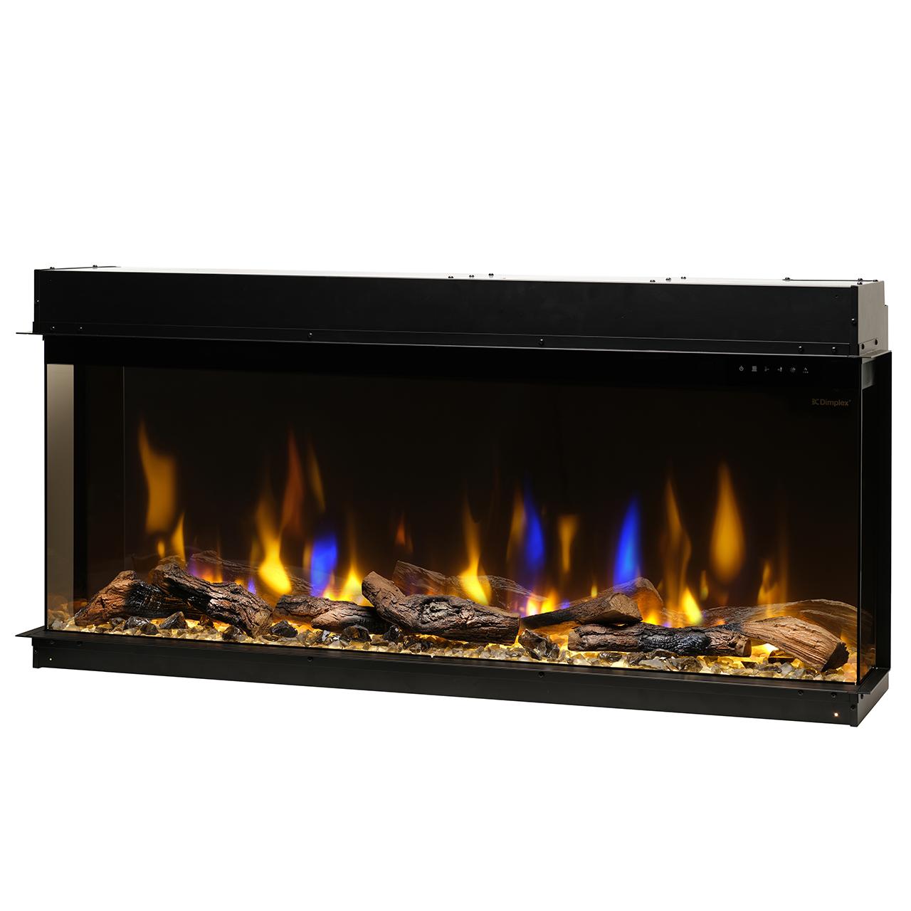 Dimplex Ignite Bold 50 - Premium Elektrokamin mit 3-seitiger Panorama-Ansicht, Optiflame® Technologie & App-Steuerung
