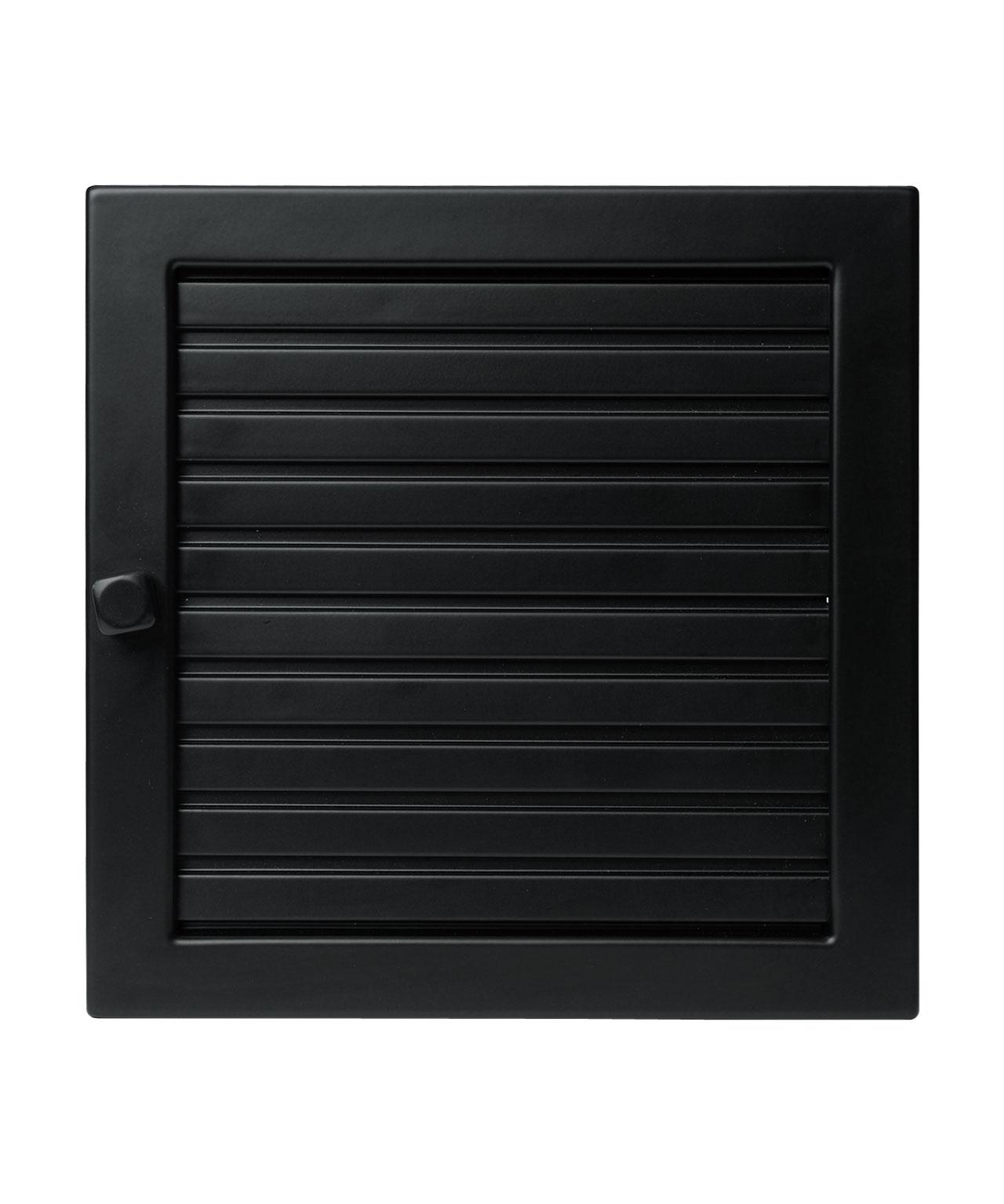 Lüftungsgitter CB-Tec Warmluftgitter Schwarz - Ausführung: 45x23 cm