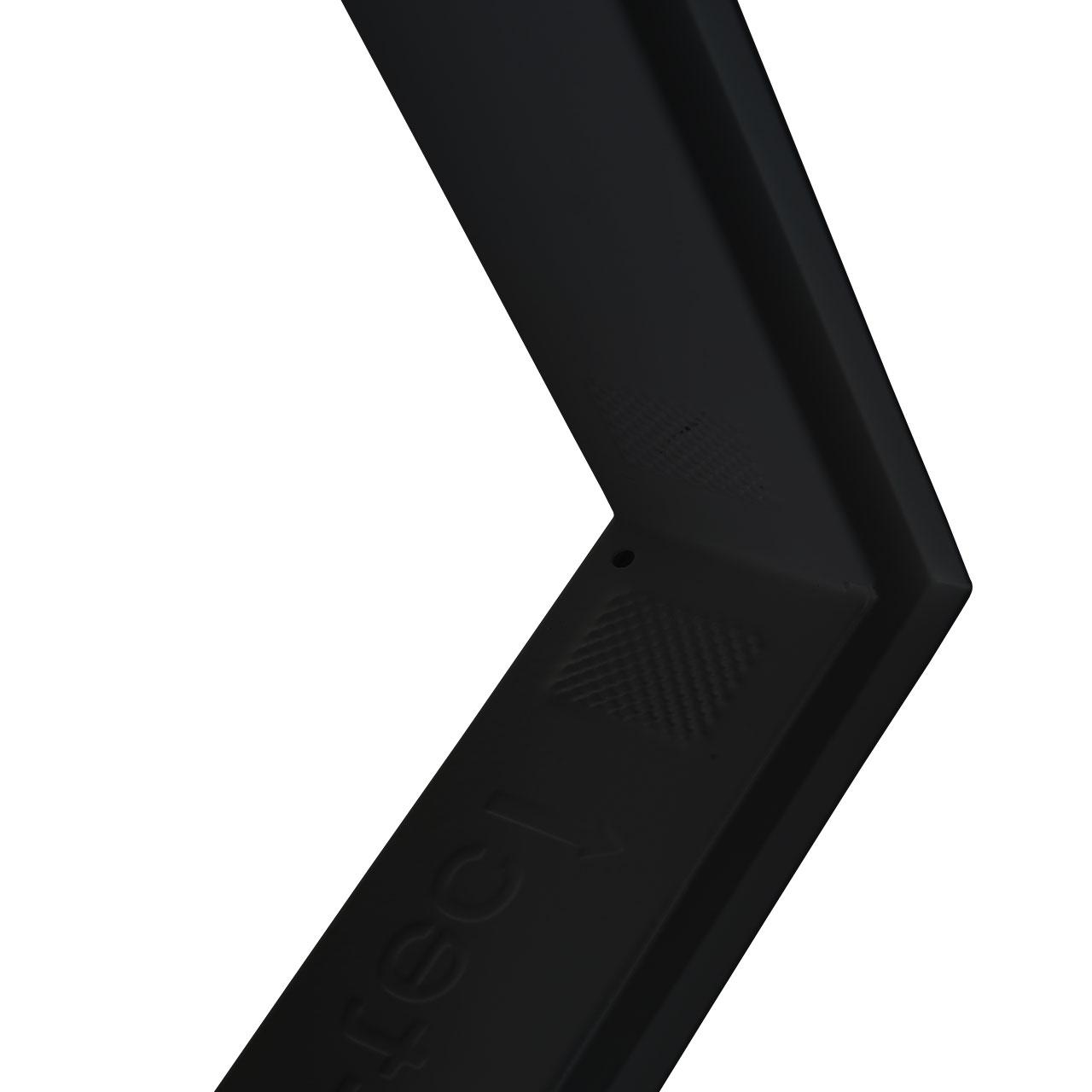 Lüftungsgitter CB-Tec Warmluftgitter putzbündig Schwarz - Ausführung: 45x15 cm