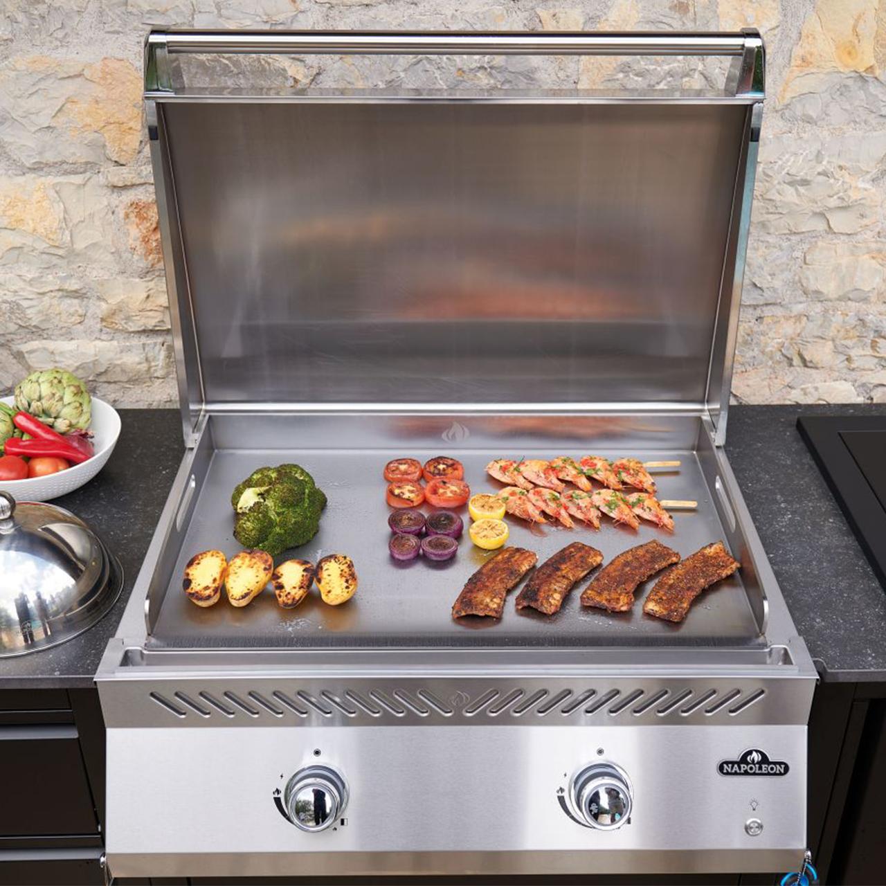Napoleon Einbau Plancha 700-Series 32 Zoll Edelstahl BIG32FTPSS für Outdoorküche