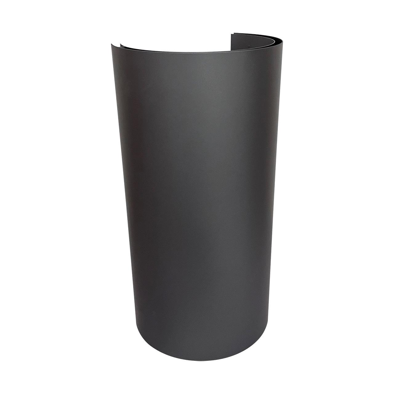 Ofenrohr Hitzeschutz doppelt DN 130 mm 460 mm Gussgrau