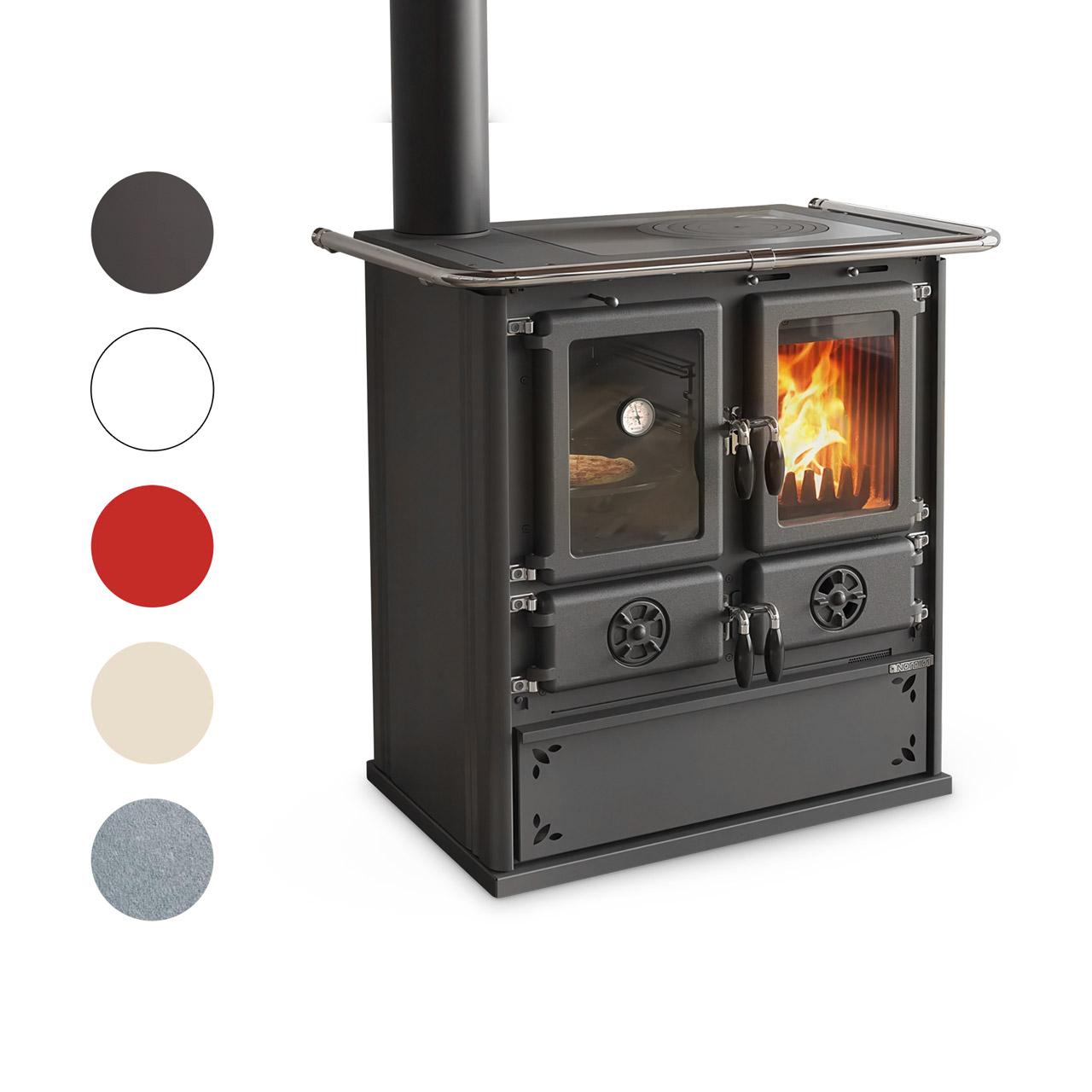Küchenofen La Nordica Rosetta SX.16 7,9 kW - Ausführung: Ceramica Bordeaux