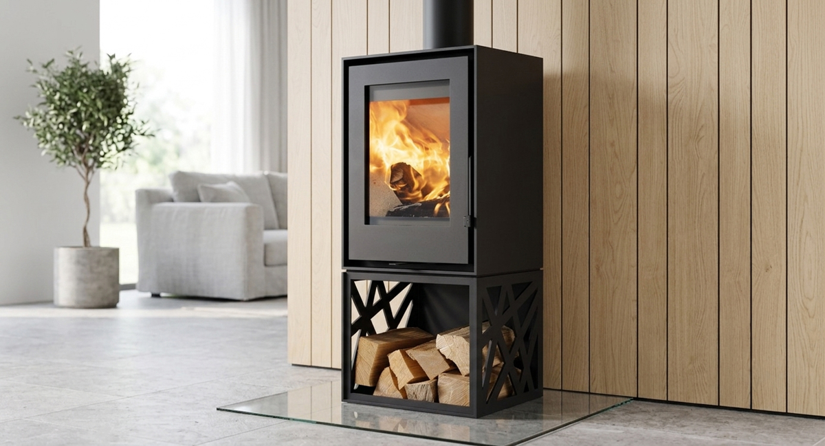 Trimline Fires - Woody Orbit mit Designsockel