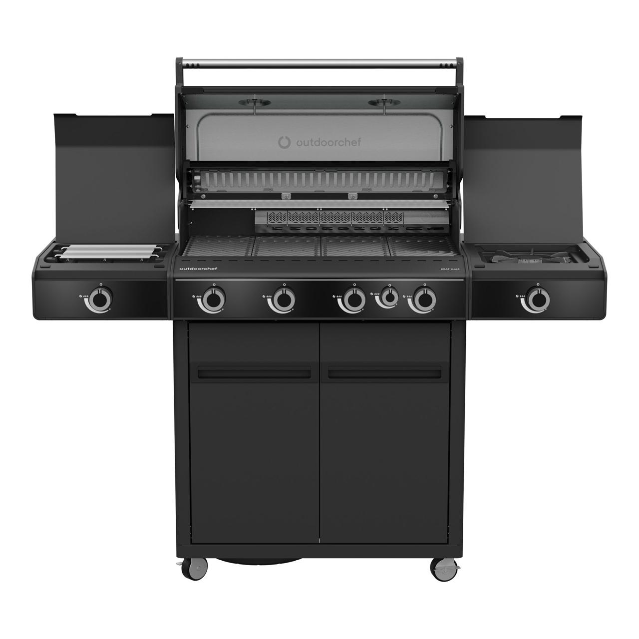 Gasgrill Outdoorchef Grillstation Heat X-445 RB Bundle inkl. Gratis Zubehör