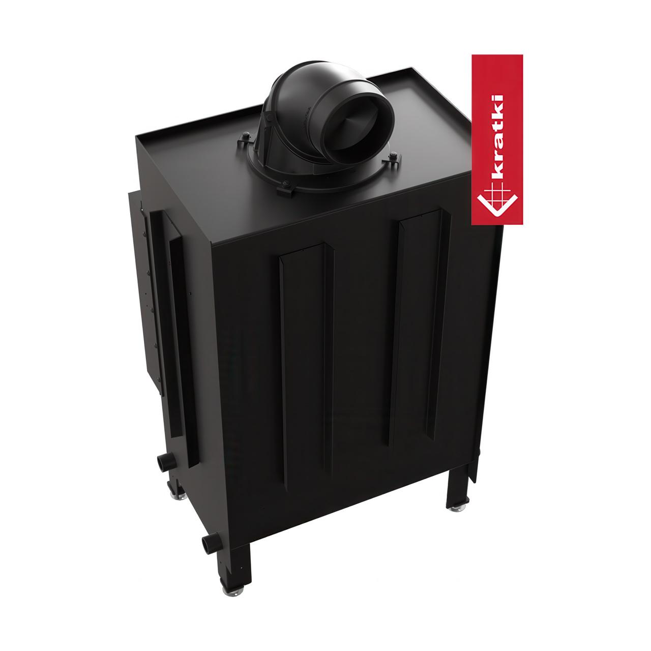 Kamineinsatz Kratki LUCY/12/NEW 12 kW - Feuerraumauskleidung: weiß - Tür selbstschließend: ja