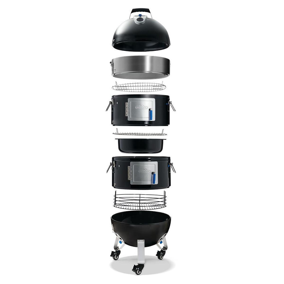 Napoleon Apollo 18, 3-in-1 Smoker und Holzkohlegrill 47cm