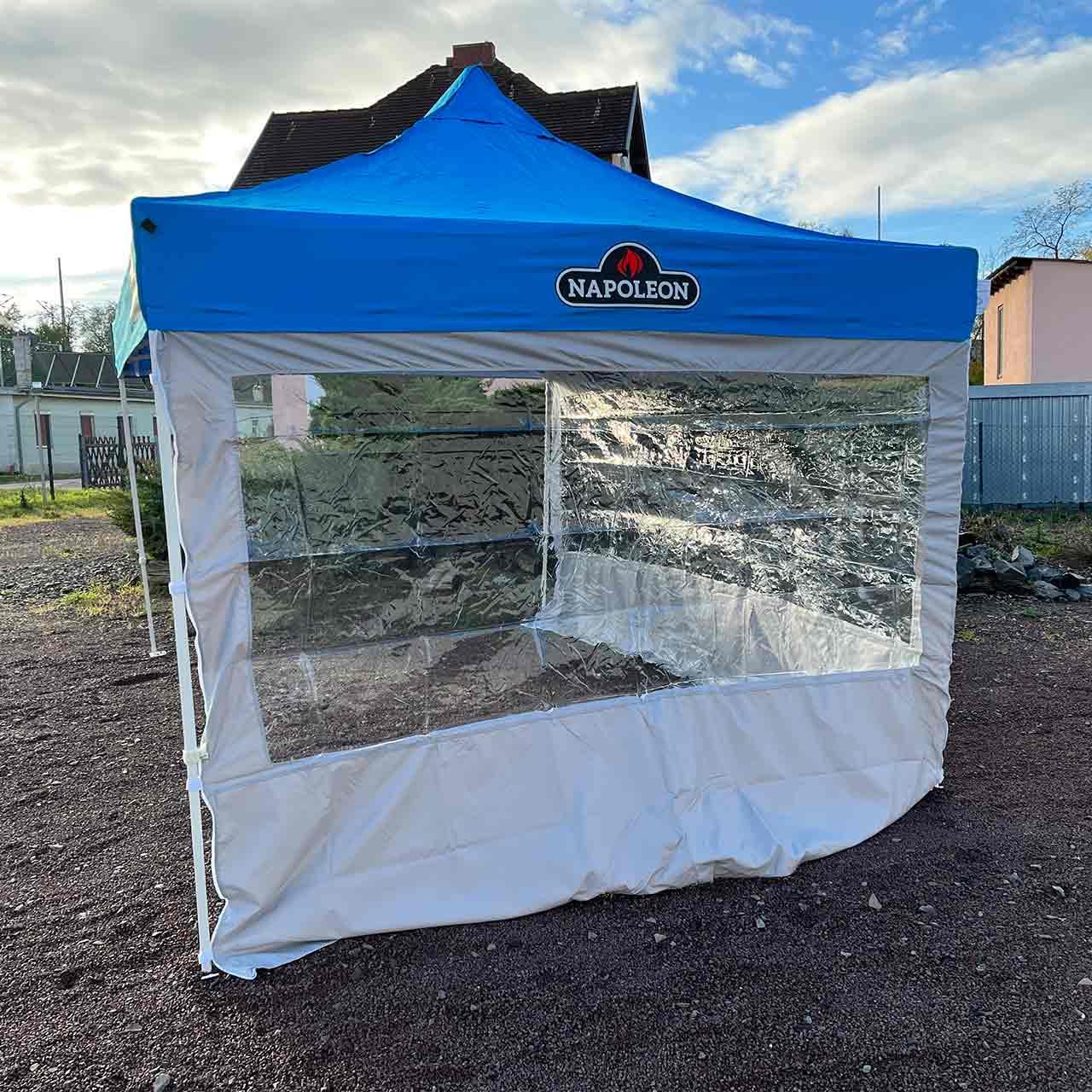 Napoleon Faltpavillon 3 x 4,5 m Zelt Blau