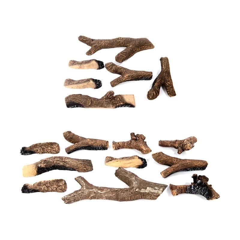 Keramische Holzscheite Xaralyn 6 oder 10 Stück