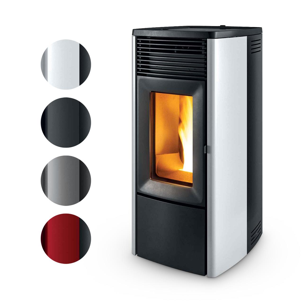 Pelletofen MCZ Ego Air Matic 8 Core R 8 kW - Ausführung: White metal_302