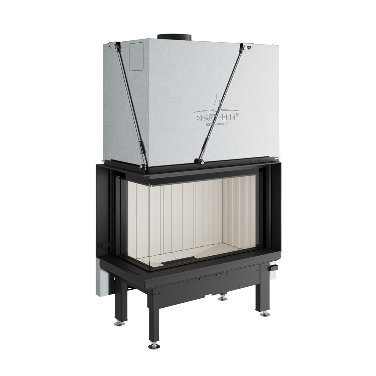 Kamineinsatz Spartherm Premium V-2L-80h 10,5 kW - Feuerraumauskleidung: weiß - Rauchrohrdurchmesser: 250 mm