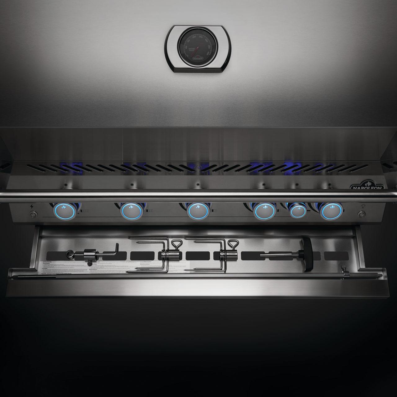 Napoleon Einbau Gasgrill 700-Series 32 Zoll BIG32RBPSS-1 für Outdoorküche, inkl. Drehspieß