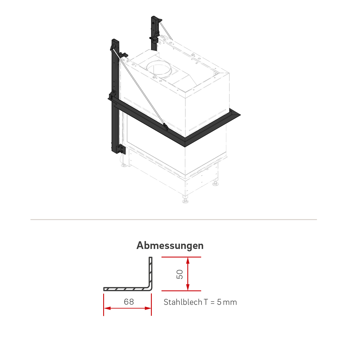 Tragrahmensystem für Ekko U 84(34) 57 cm (Art. 7052919)