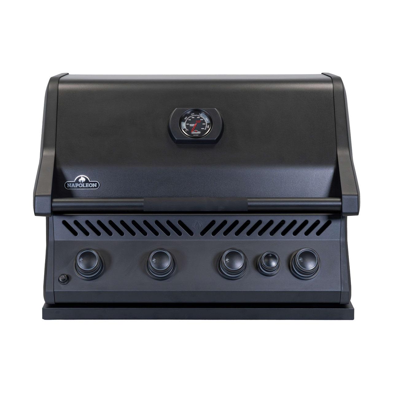 Gasgrill Einbaugrillaufsatz Napoleon 32 Zoll 300-Serie mattschwarz