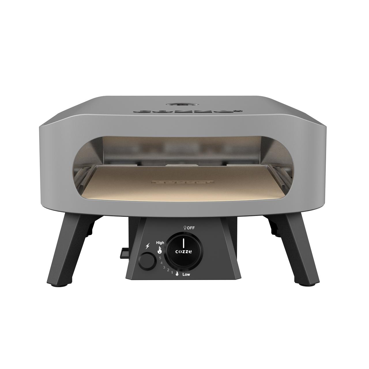 Gas Pizzaofen Cozze 13 Zoll CLASSIC mit Thermometer und Pizzastein, inkl. Reglerset & Hitzeschild