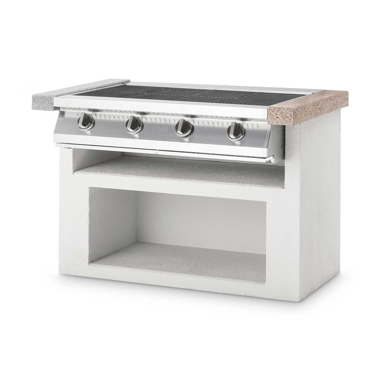 Outdoorküche Palazzetti Gasgrill Modul 90 Gas-Kochsystem - Ausführung: Stellfläche Farbe Rot
