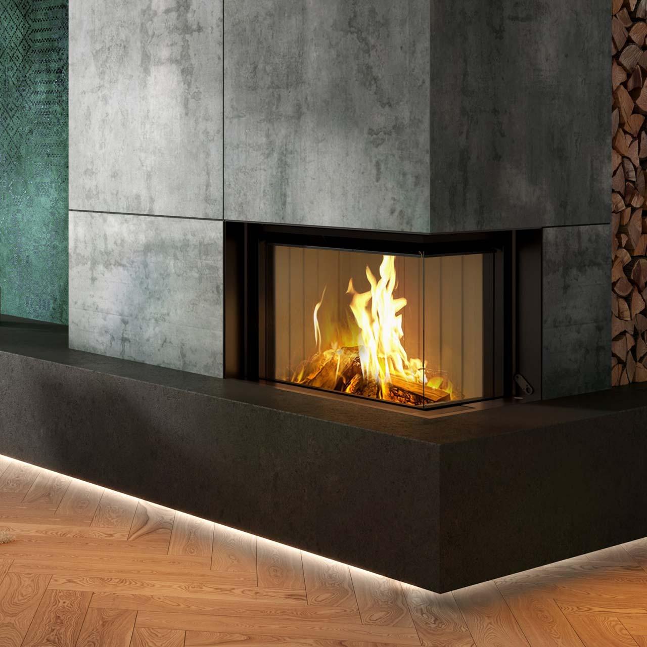 Kamineinsatz Spartherm Premium V-2R-68h 9,6 kW - Ausführung: Abgasanschluss 250 mm