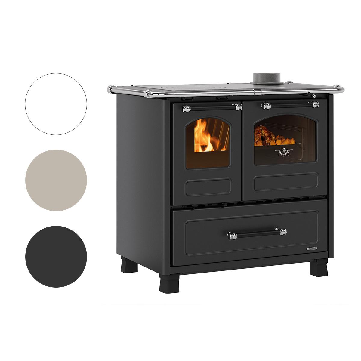 Küchenofen La Nordica Family.16 4,5 mit 7,5 kW - Verkleidung: Stahl Anthrazit