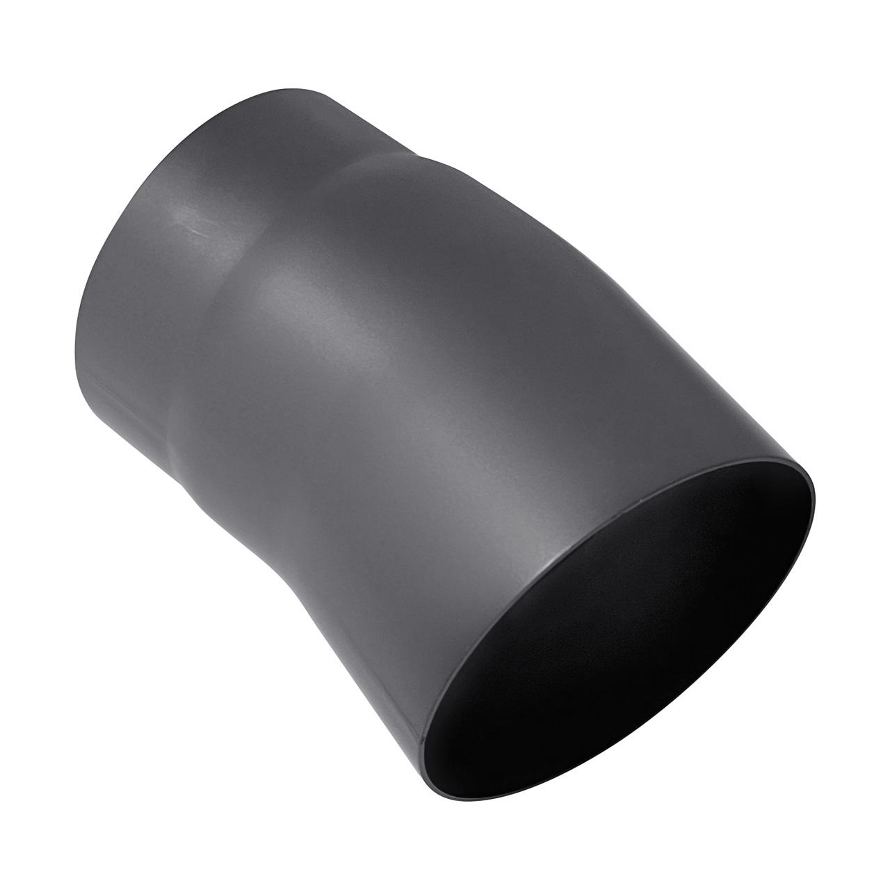 Ofenrohr Bogen Fullform DN 150 mm 15° Grau