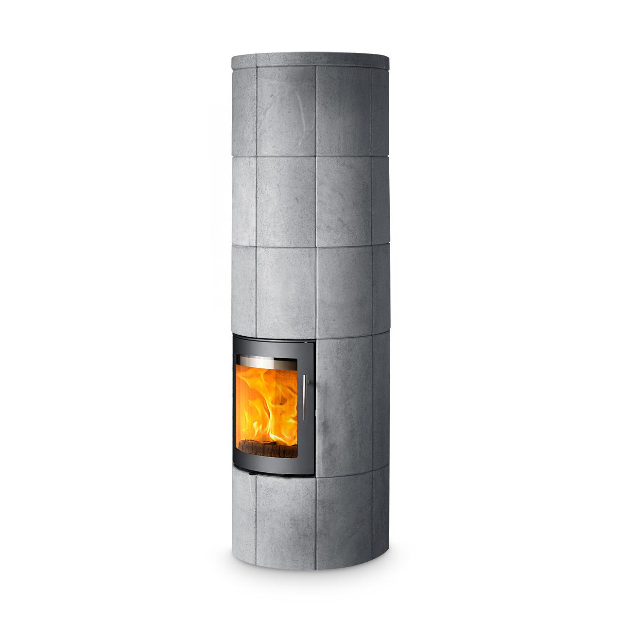 Speicherofen Lotus M3 ecoLine 5,6 kW - Ausführung: Lotus M3 Speckstein, Feuerraumtür Schwarz