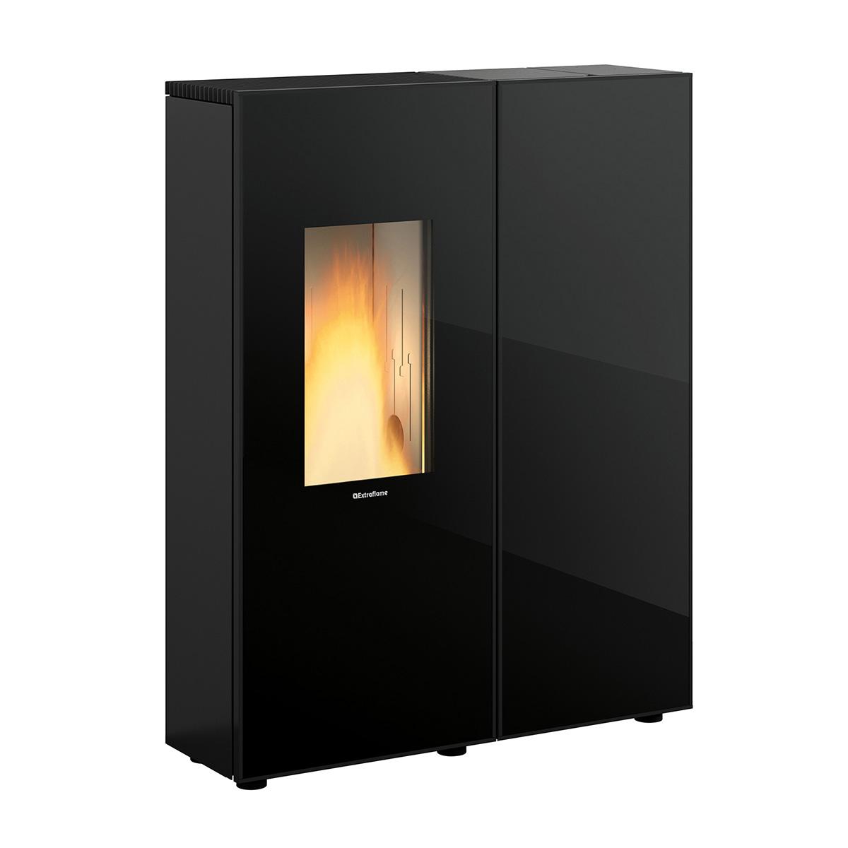 Pelletofen Extraflame Prestige Line Sharon Plus mit 10 kW - Verkleidung: Crystal