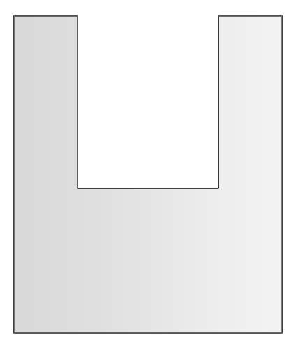 Vorlegeplatte aus Glas, B94/T115 cm