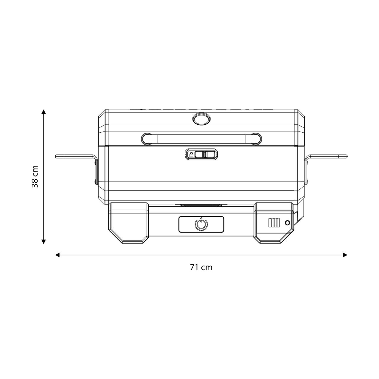 Masterbuilt tragbarer Holzkohlegrill & Smoker