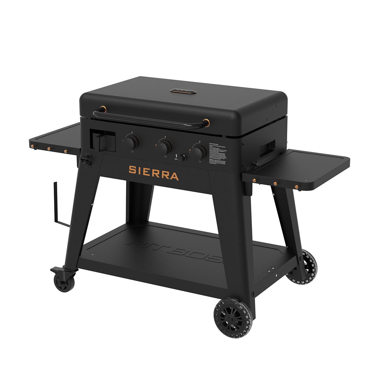 Gas-Planchagrill Pit Boss Sierra Onyx mit 3 Brennern