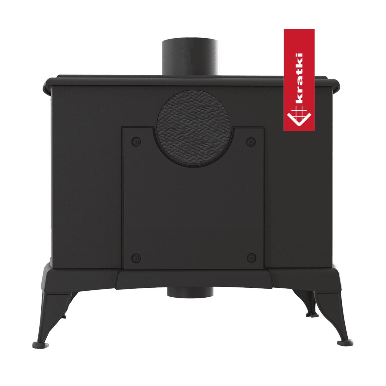 Kaminofen Kratki Koza K9 Eco 8 kW - Ausführung  Rauchrohranschluss: 130 mm