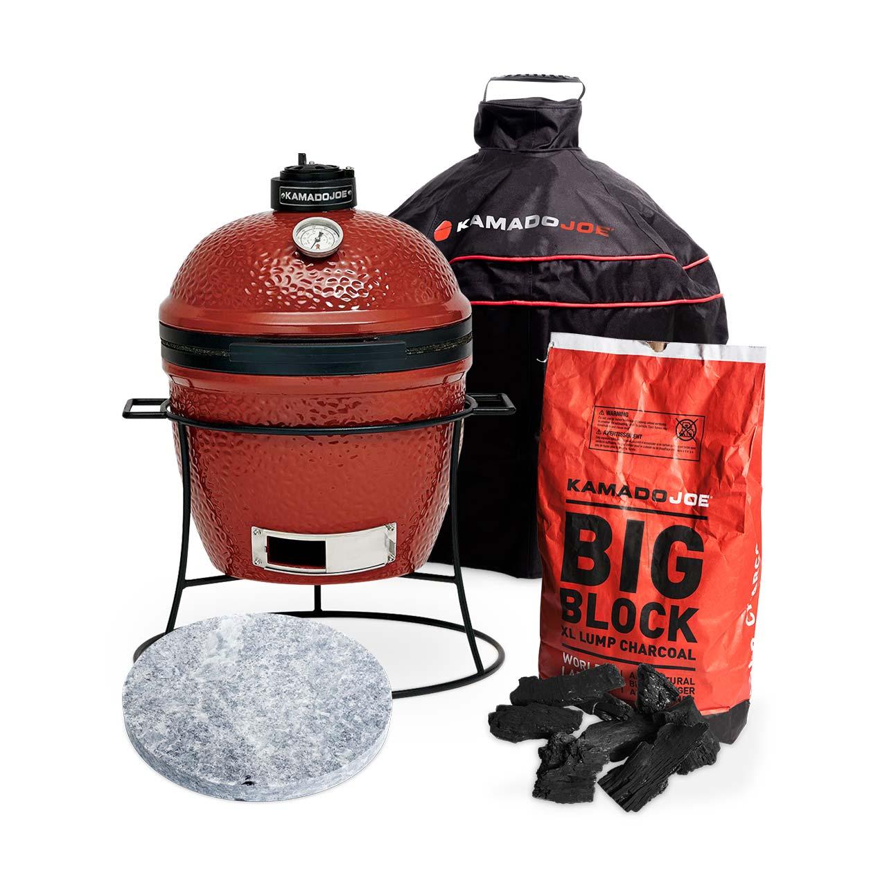 Keramikgrill Kamado Joe Junior Starter Set Speckstein