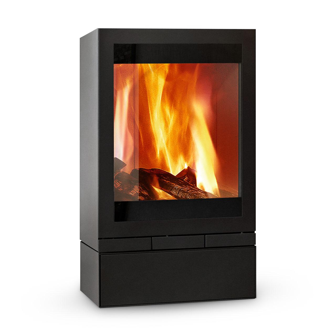 Kaminofen Skantherm Elements 603 Front 2.0 7 kW - Ausführung: Türanschlag Rechts (Griff Links)