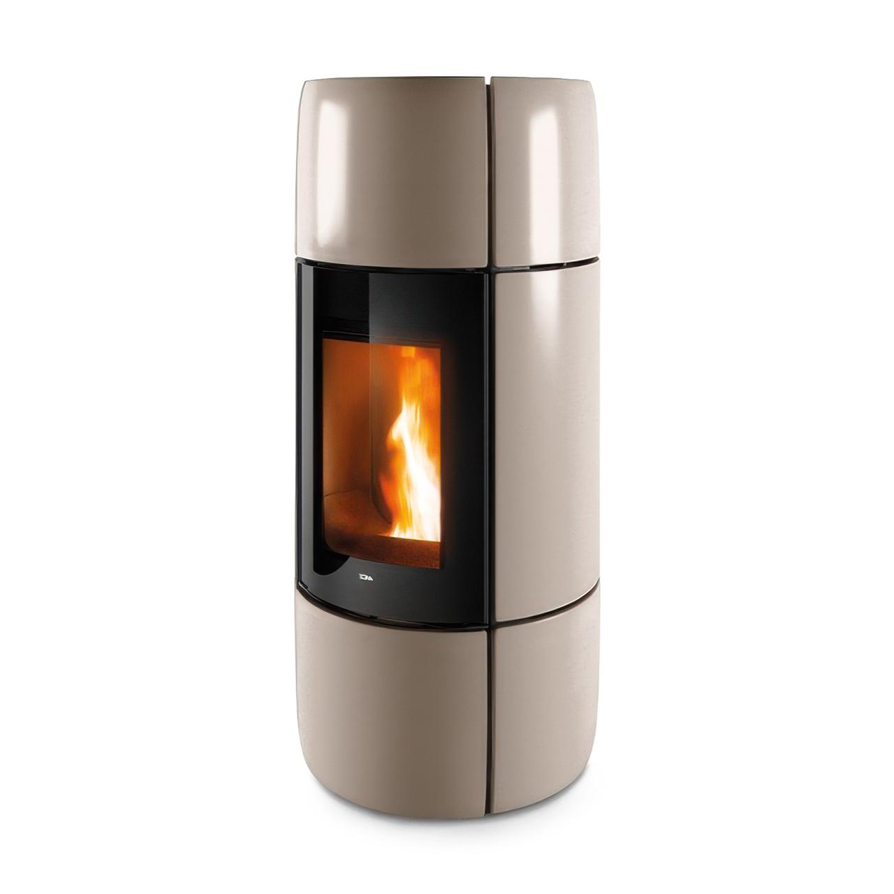 Pelletofen MCZ Curve Air Matic 8 Core UP! 8 kW - Ausführung: Warm grey ceramic_113