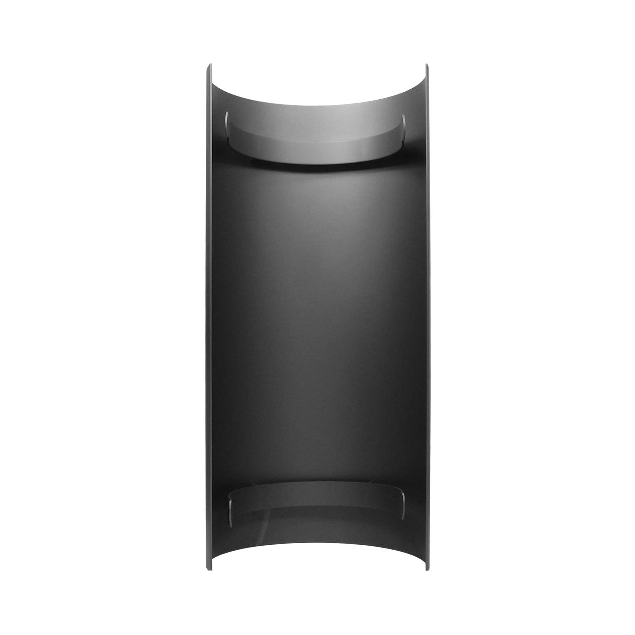 Ofenrohr Hitzeschutz DN 120 mm Länge 460 mm Gussgrau