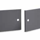 Tür-Bausatz Anthrazit