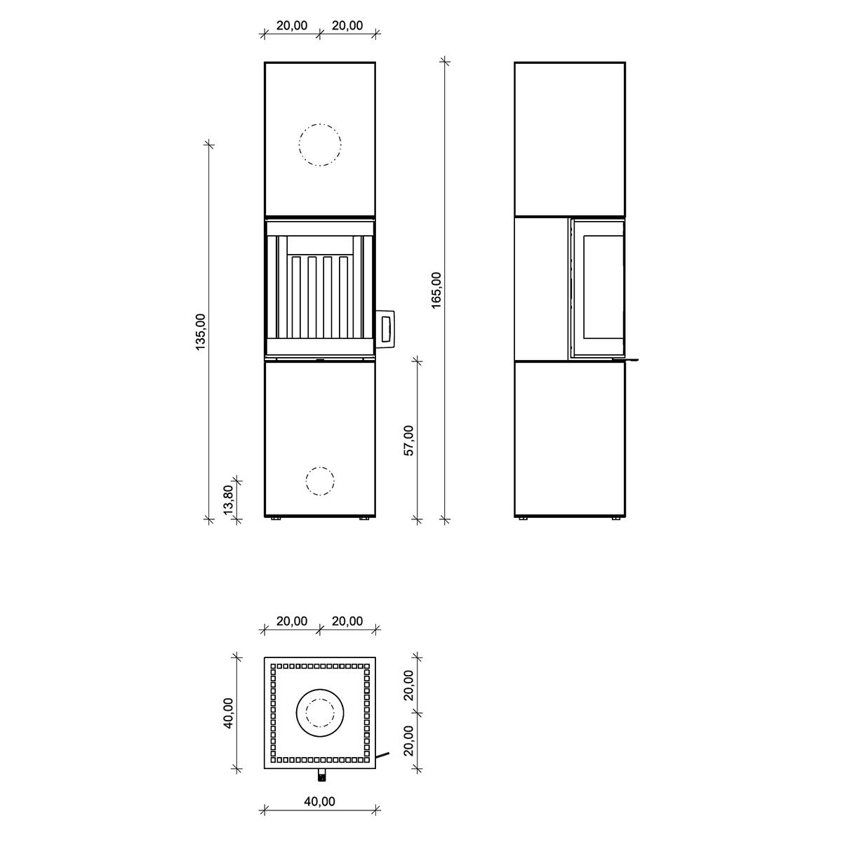Kaminofen Neocube S30XL Steel Edition mit 6 kW