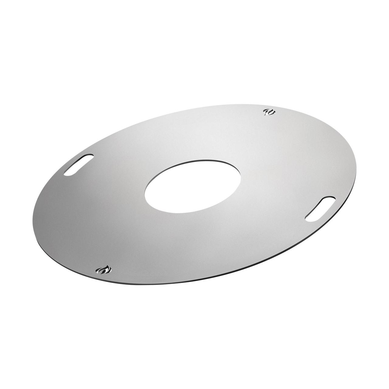 Grillzubehör Napoleon Holzkohlegrill Plancha Feuerplatte aus Stahl, Cooking Ring DN 75 cm