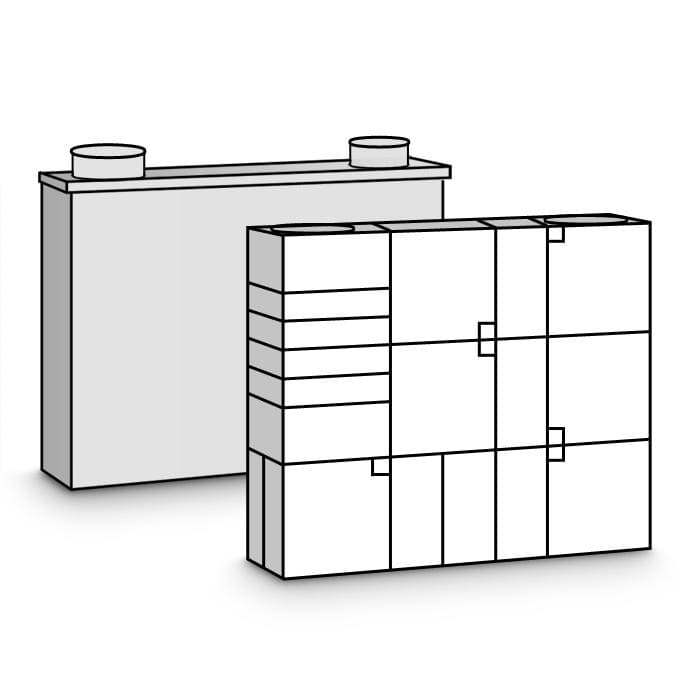 Brula Modul-Heizkasten 88 Evo Heizregister 3,7 kW Nachheizregister