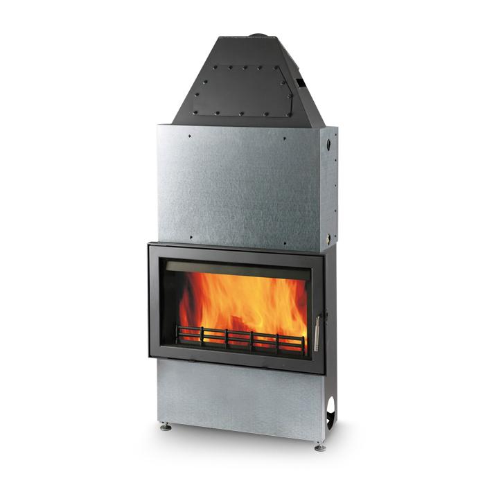 Kamineinsatz wasserführend Haas und Sohn Aqua 187.19-WT mit 17 kW