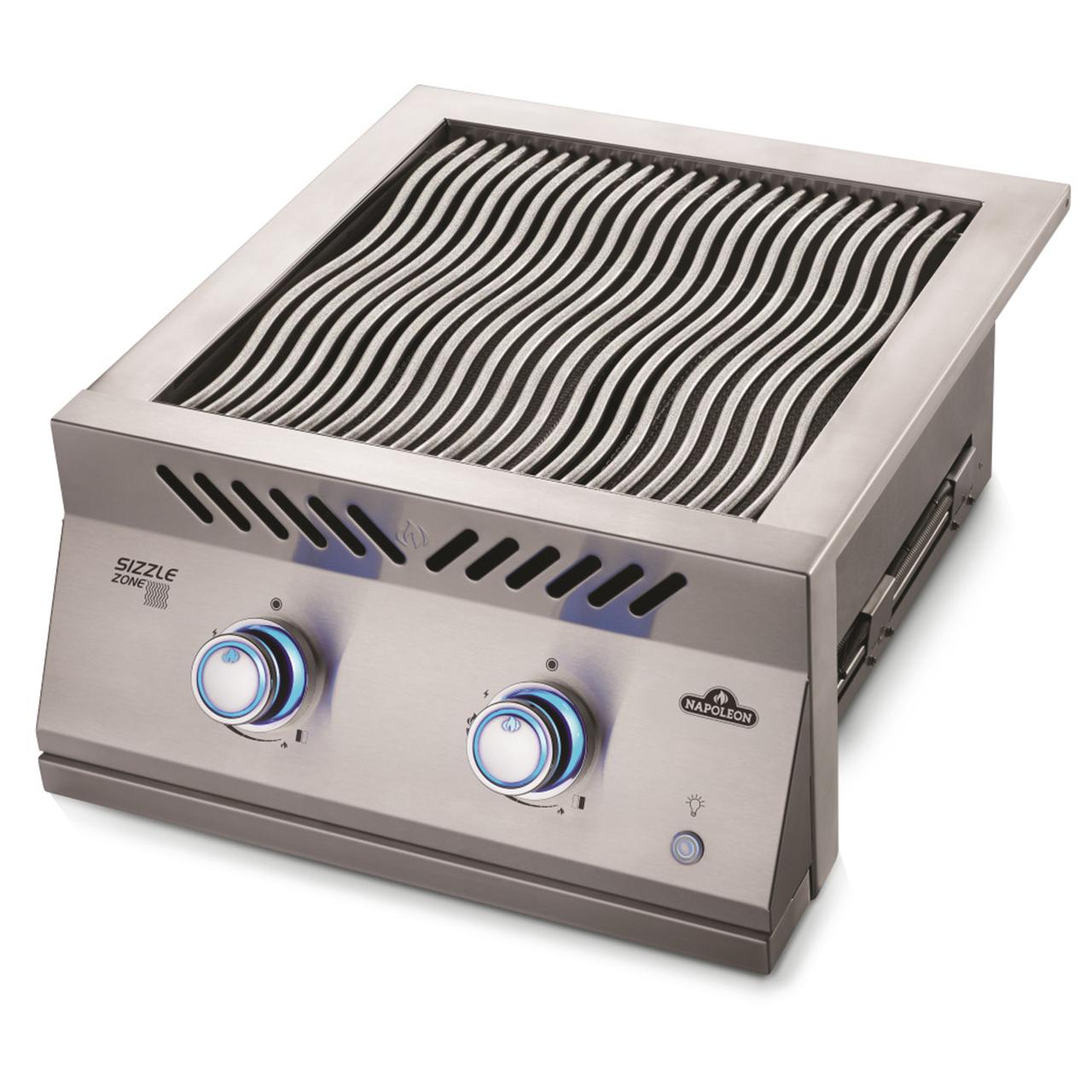 Napoleon 700-Series 18 Zoll, Einbau SIZZLE ZONE BIB18IRPSS-CE, Edelstahl, groß