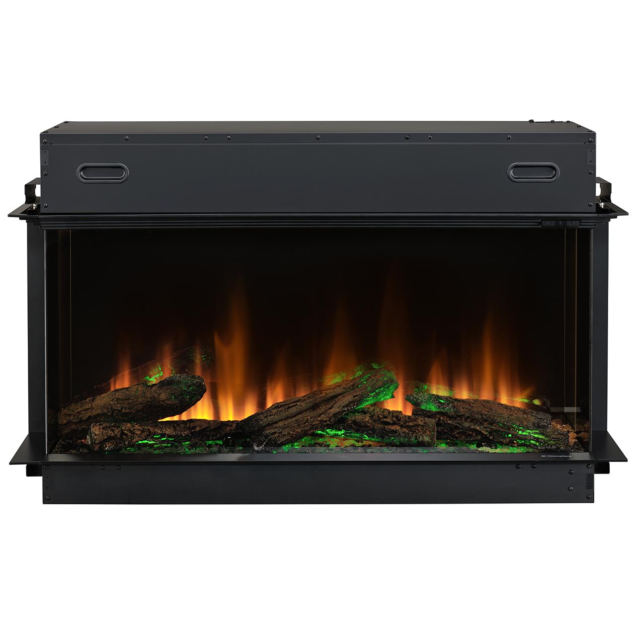 Dimplex Ignite Ultra 40 Elektrokamin - 3-seitiges Flammenerlebnis mit Optiflame Technologie und App Steuerung