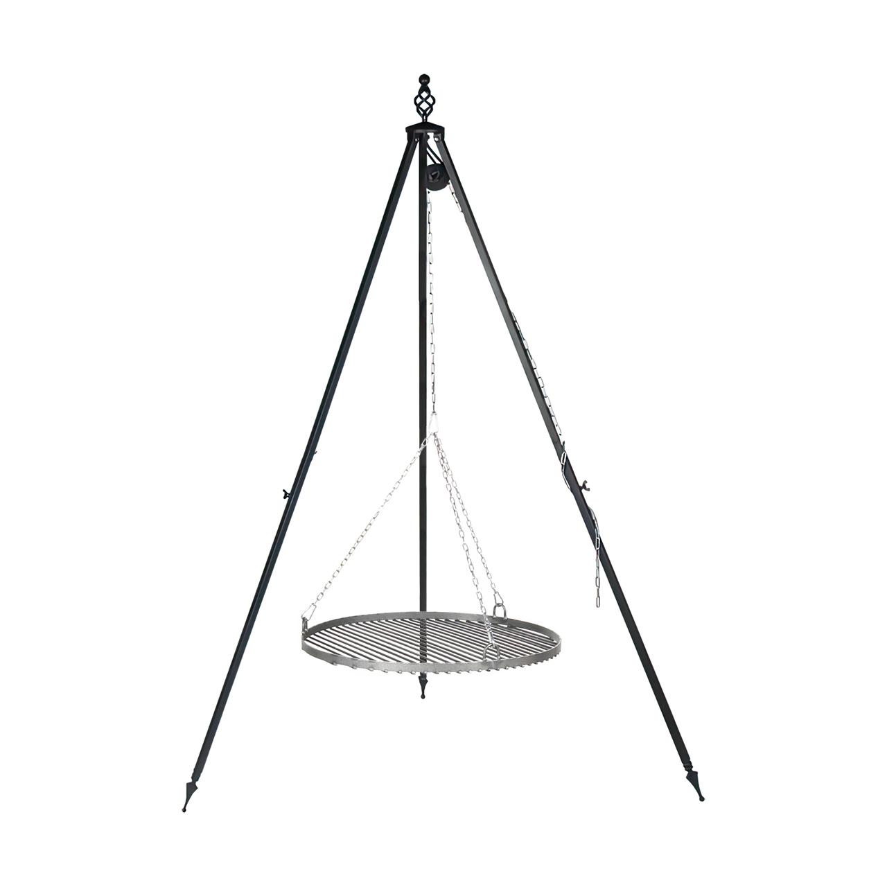Schwenkgrill AA-Kaminwelt Ostia, DN 50 bis 80 cm - Ausführung: Rohstahlrost, 50 cm