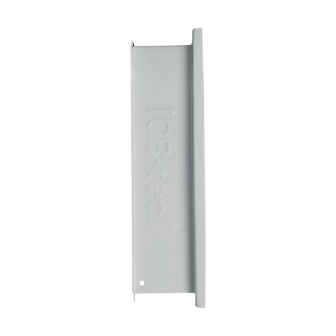 Lüftungsgitter CB-Tec Kaltluftgitter hochkant putzbündig Weiß - Ausführung: 15x45cm