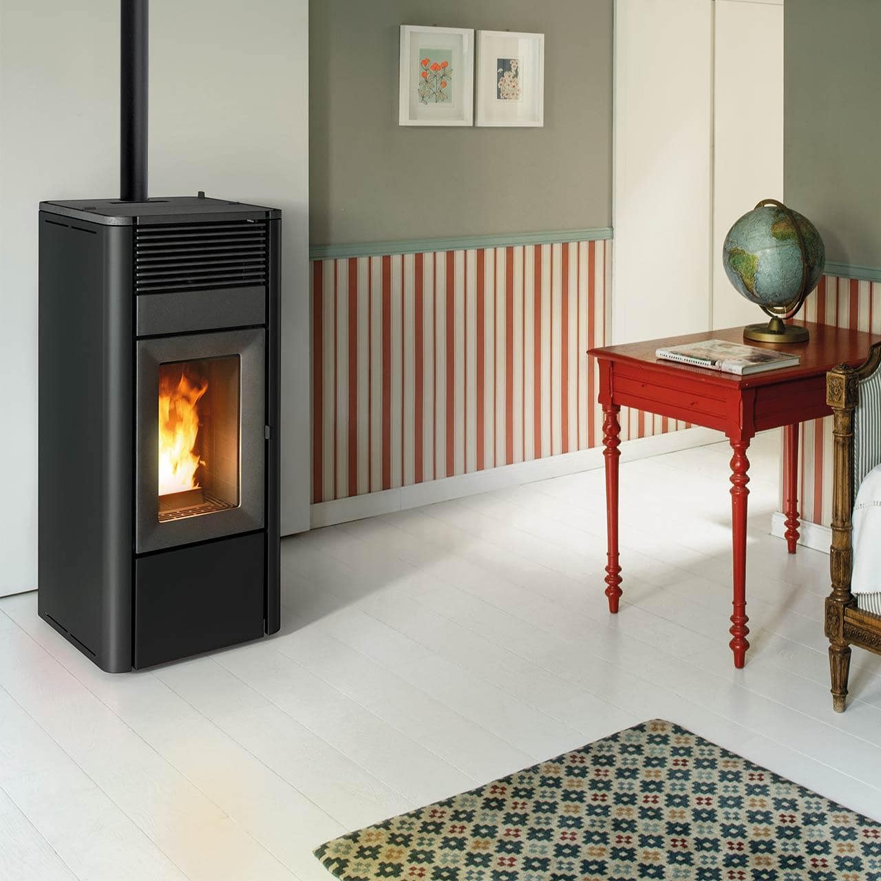 Pelletofen MCZ Teia Comfort Air 10 UP! 10 kW - Ausführung: Dark metal_308