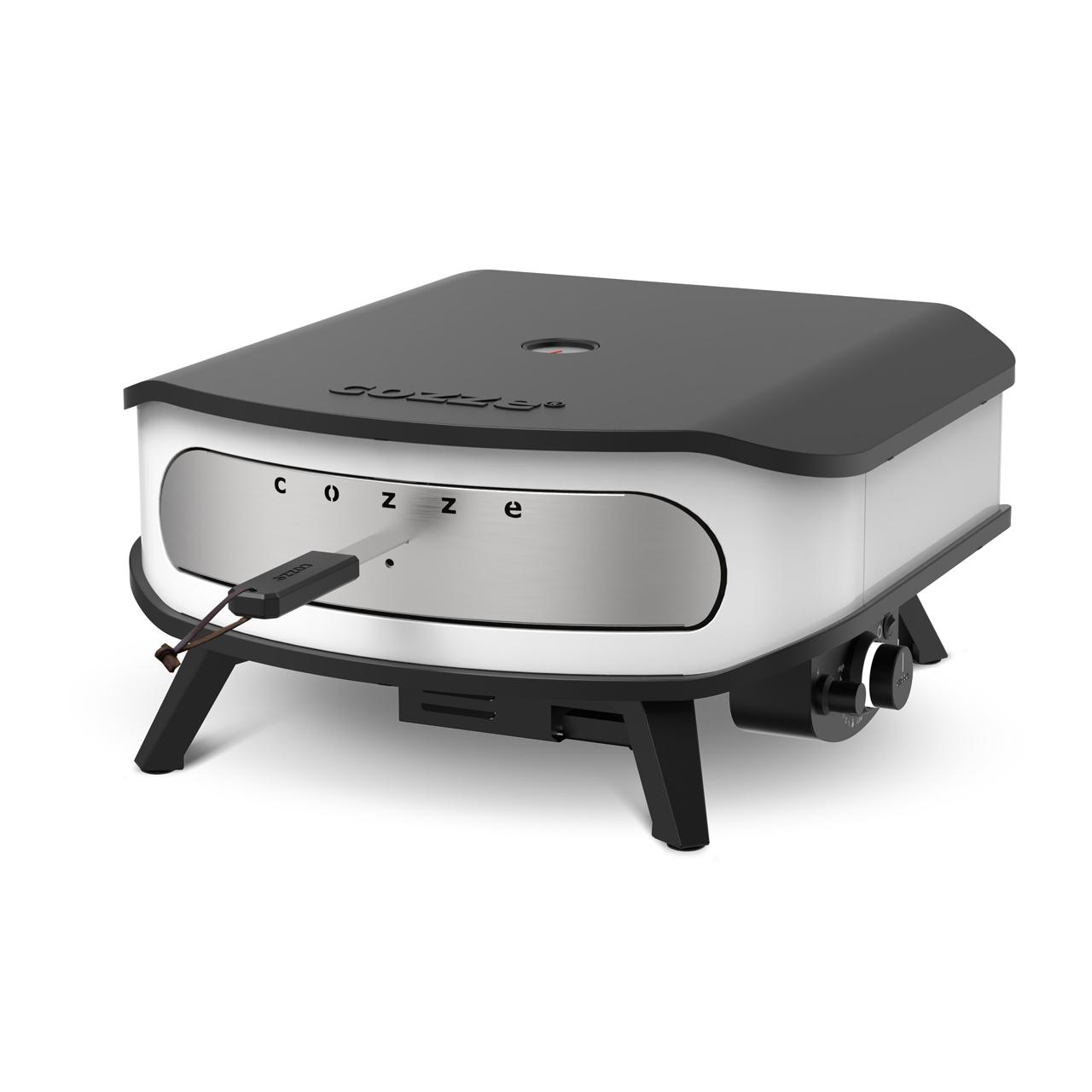 Gas Pizzaofen Cozze 17 Zoll mit rotierendem Pizzastein, Thermometer & Hitzeschild