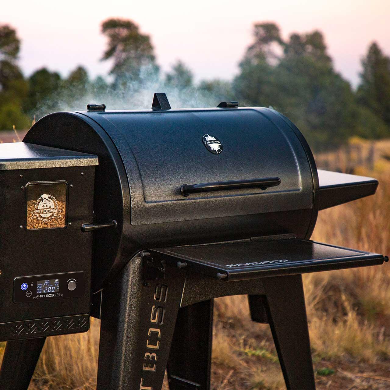 Pelletgrill Pit Boss Navigator 850G WiFi Kit inkl. Abdeckhaube